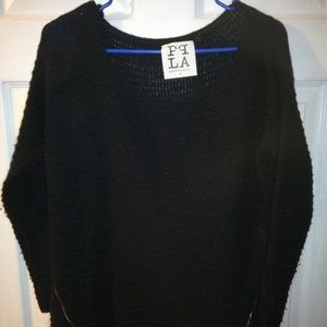 PPLA Black Oversized Sweater